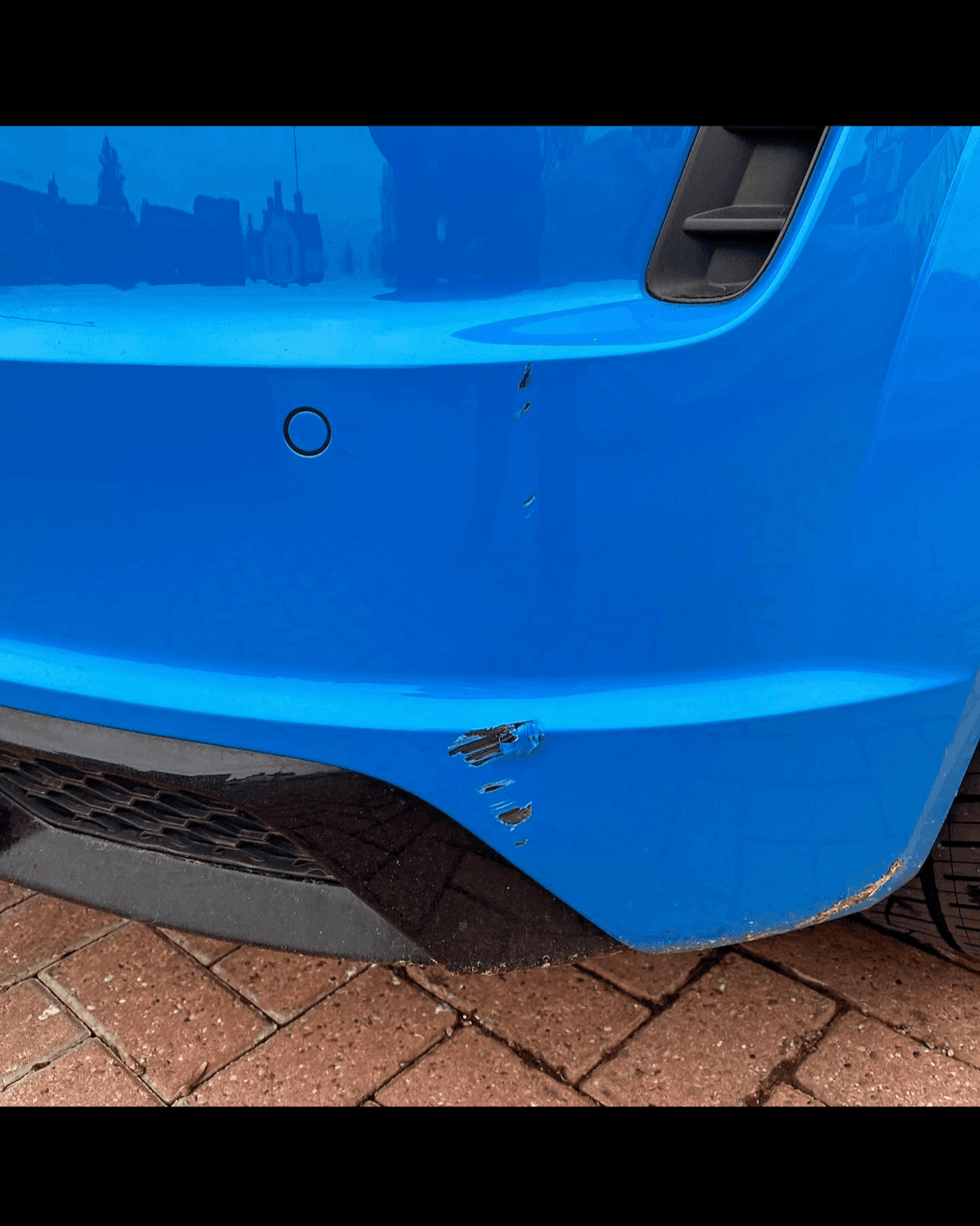 Rear bumper repair - before