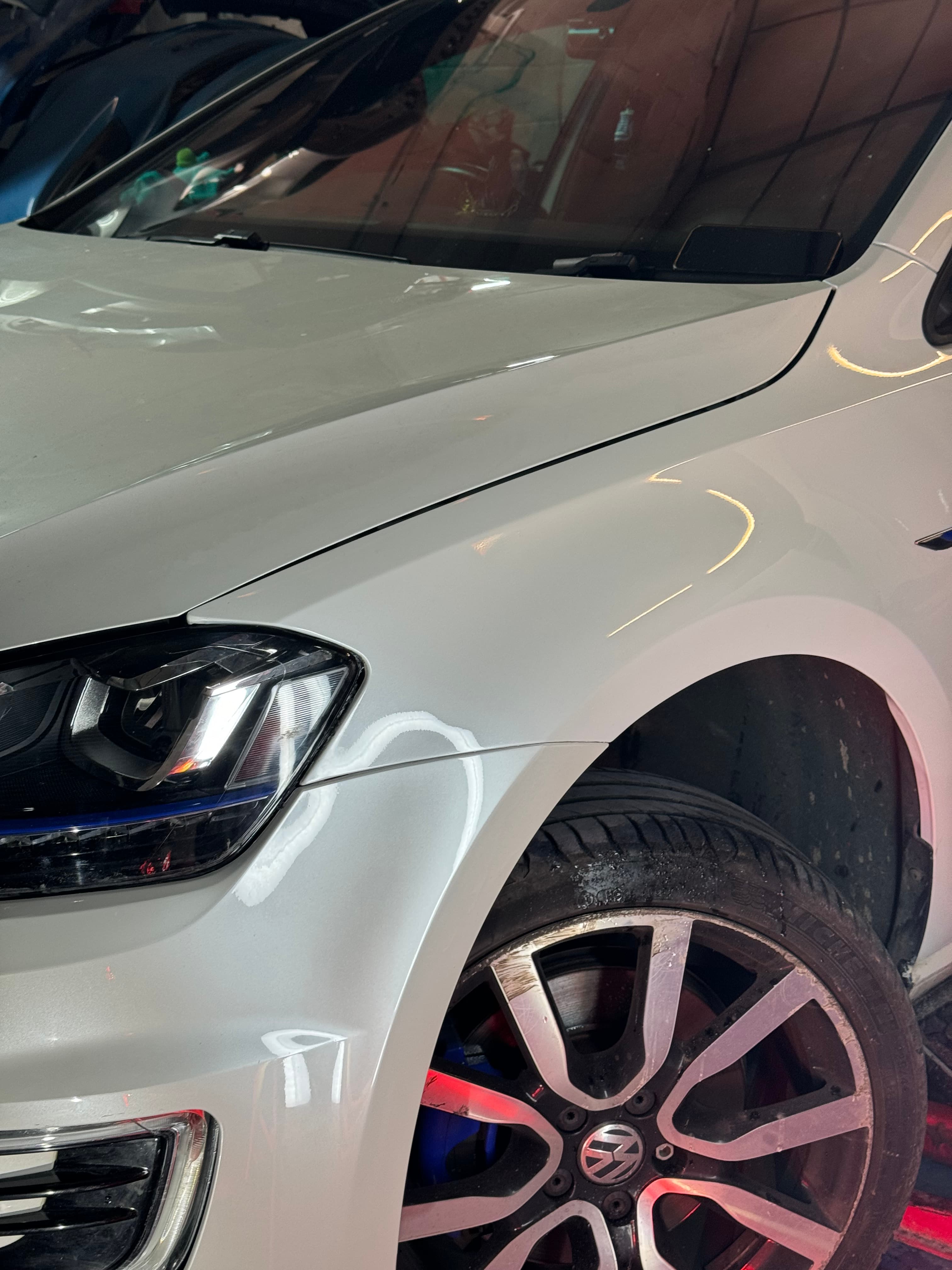 Front bumper & wing repair - after