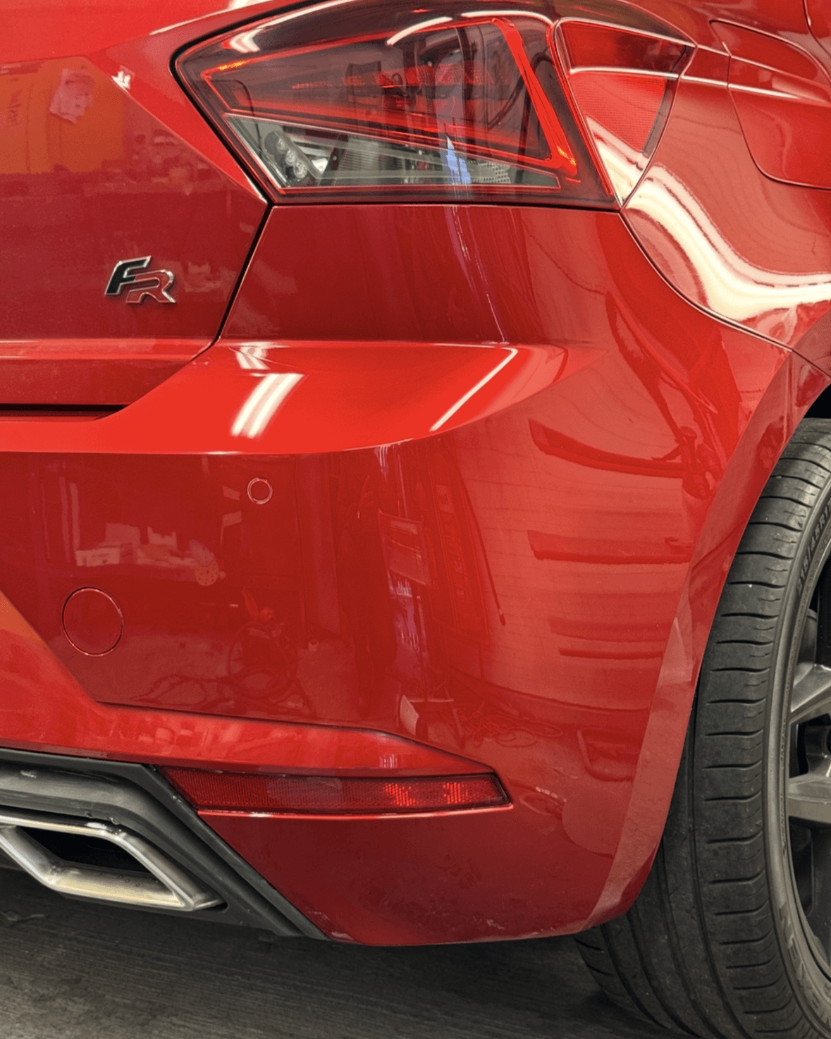 Rear bumper crack repair - after